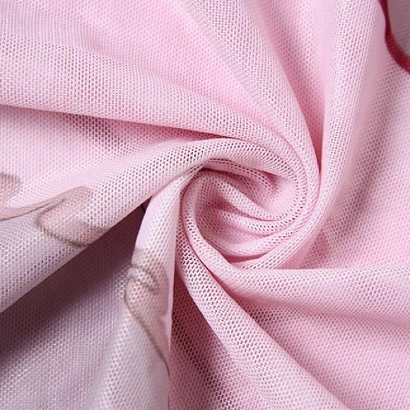 Pink Sands Asymmetrical Pipping Bodycon Skirt Set Beach Bikini Coverup Mini Set - Picture 9 of 14